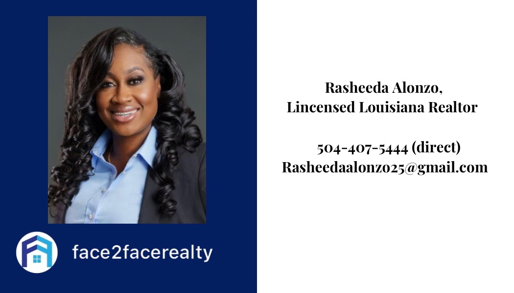 Rasheeda Alonzo - Licensed Louisiana Realtor