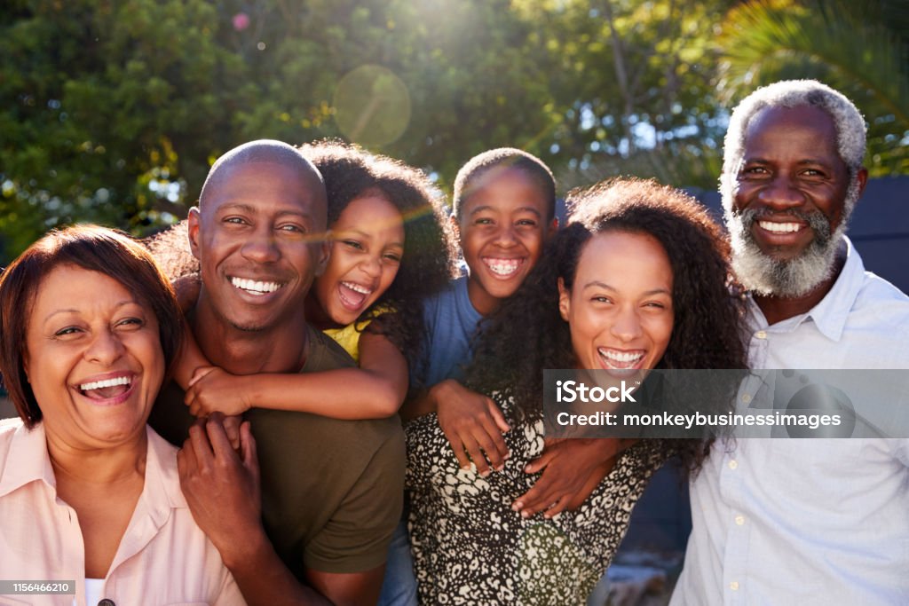 The Robinson Family enjoying their new home